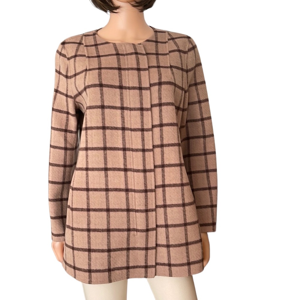 NWT Talbots double faced zipper blazer